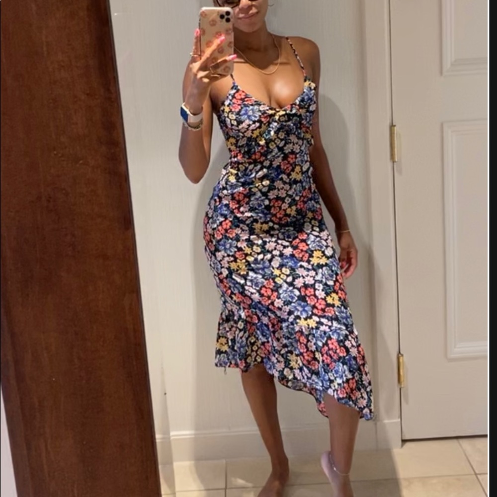 Floral Miss Selfridge Dress Size 2